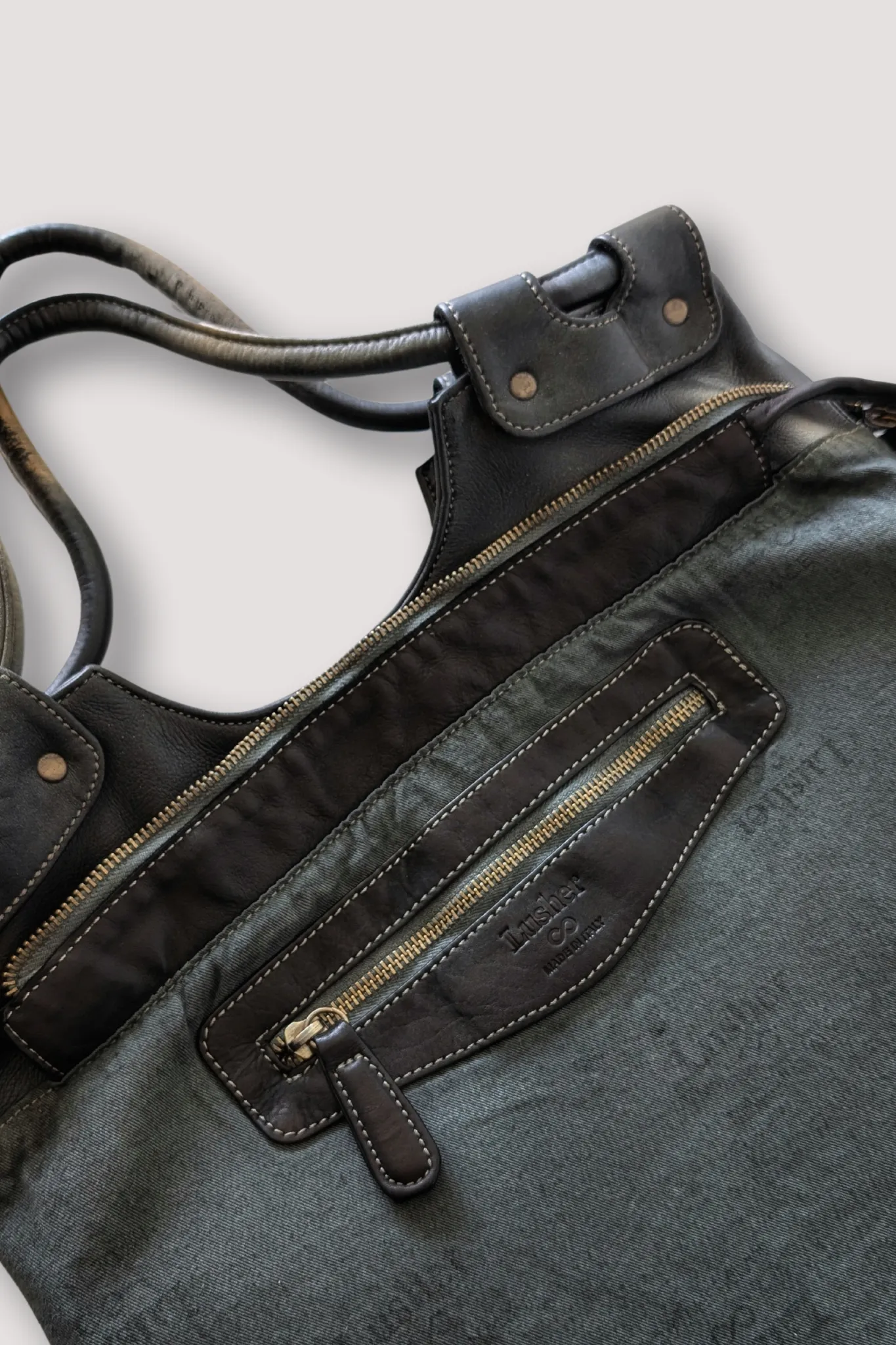 Bella Foldover Tote - Raw Onyx - Canada