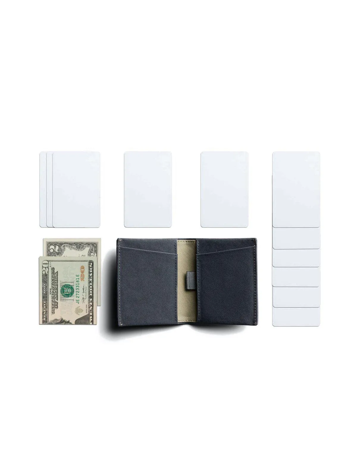Bellroy Slim Sleeve Wallet Charcoal Woven (Leather-Free)