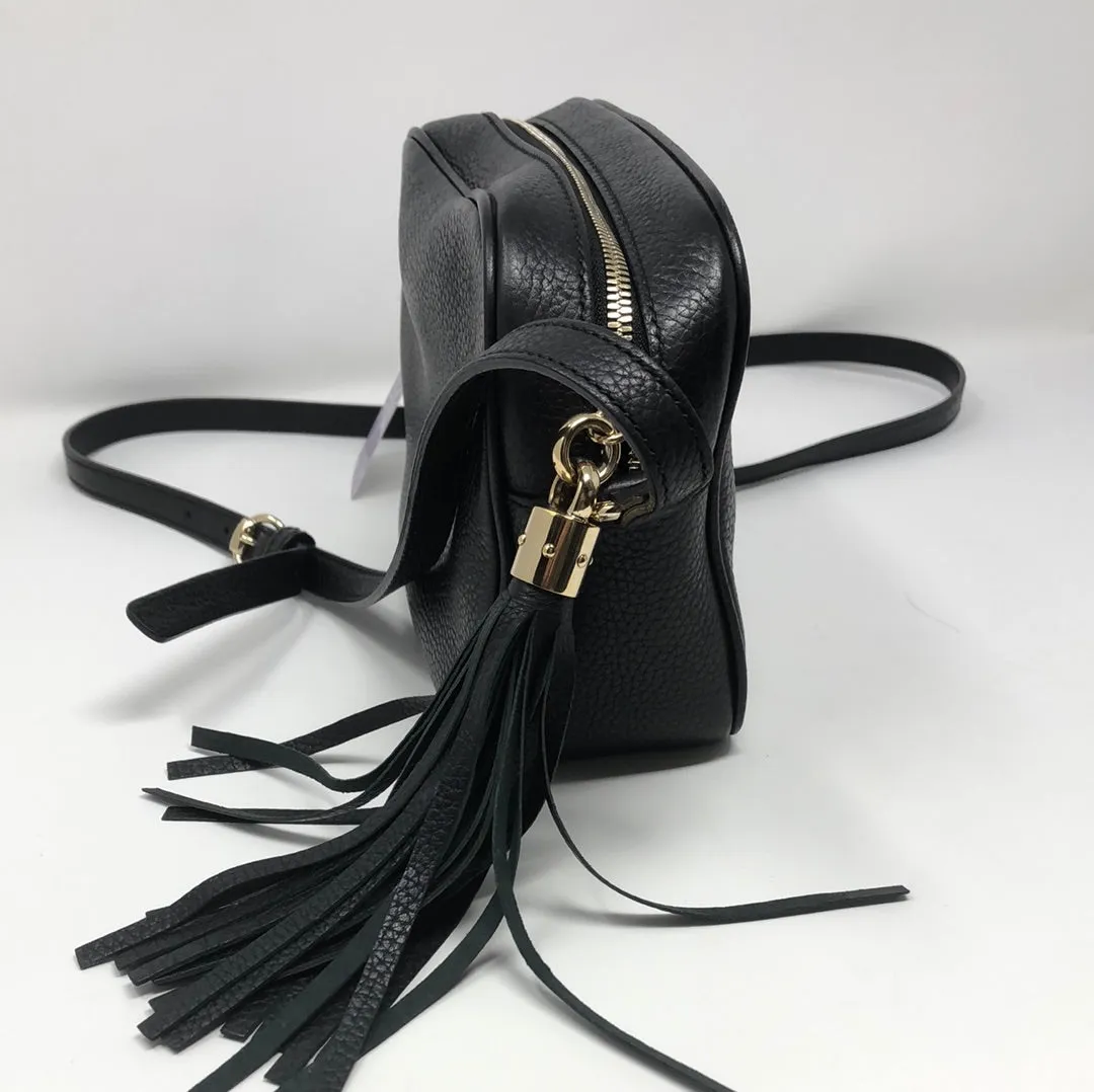 Gucci Black Soho Small Leather Disco Bag