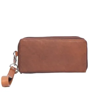 Leather Wallet with Zip (ZOPLW01)