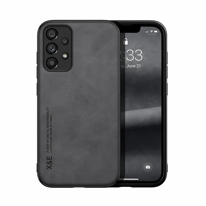 Luxurious Leather Magnetic Case For Samsung Galaxy A Series