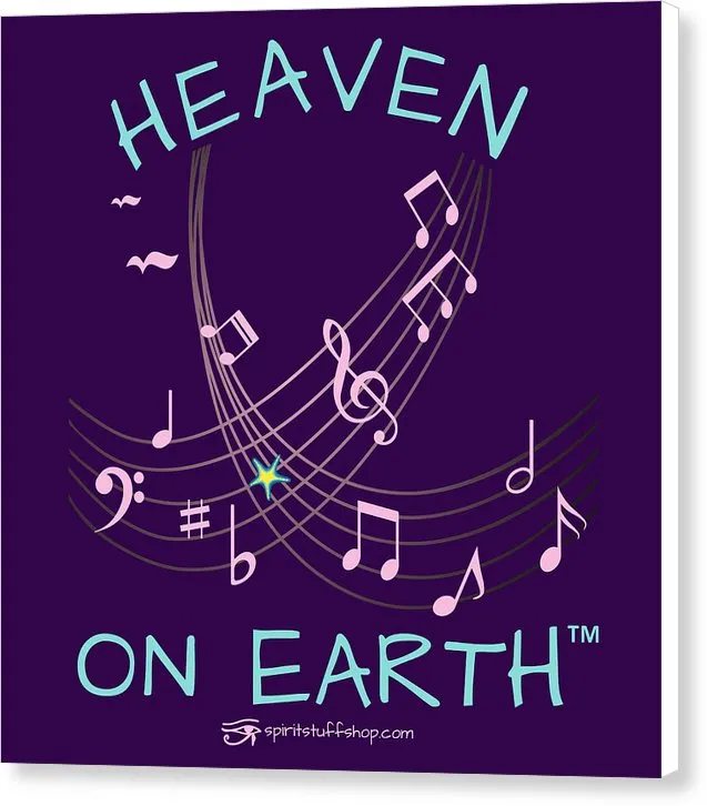 Music Heaven On Earth - Canvas Print
