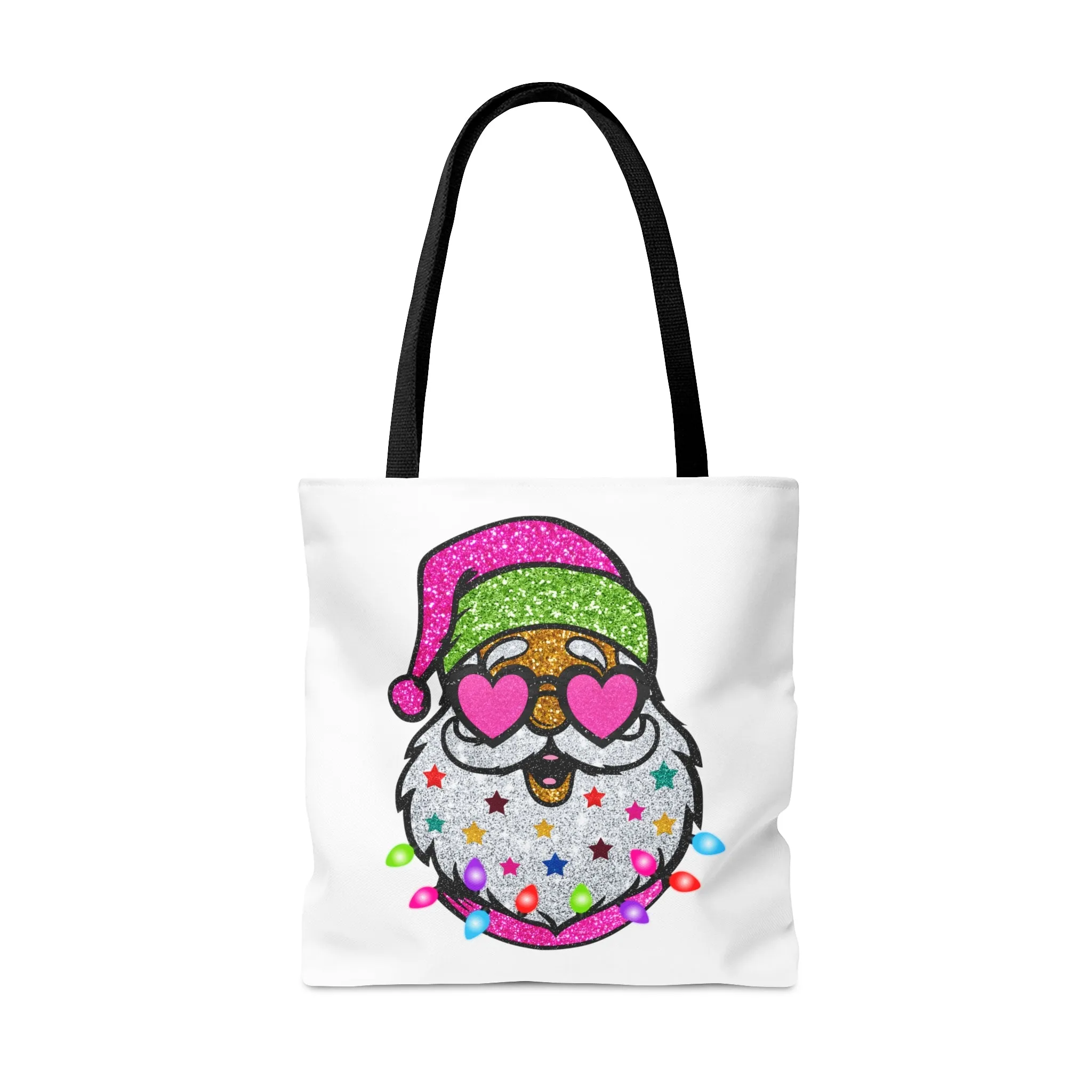 Pink Santa Tote Bag