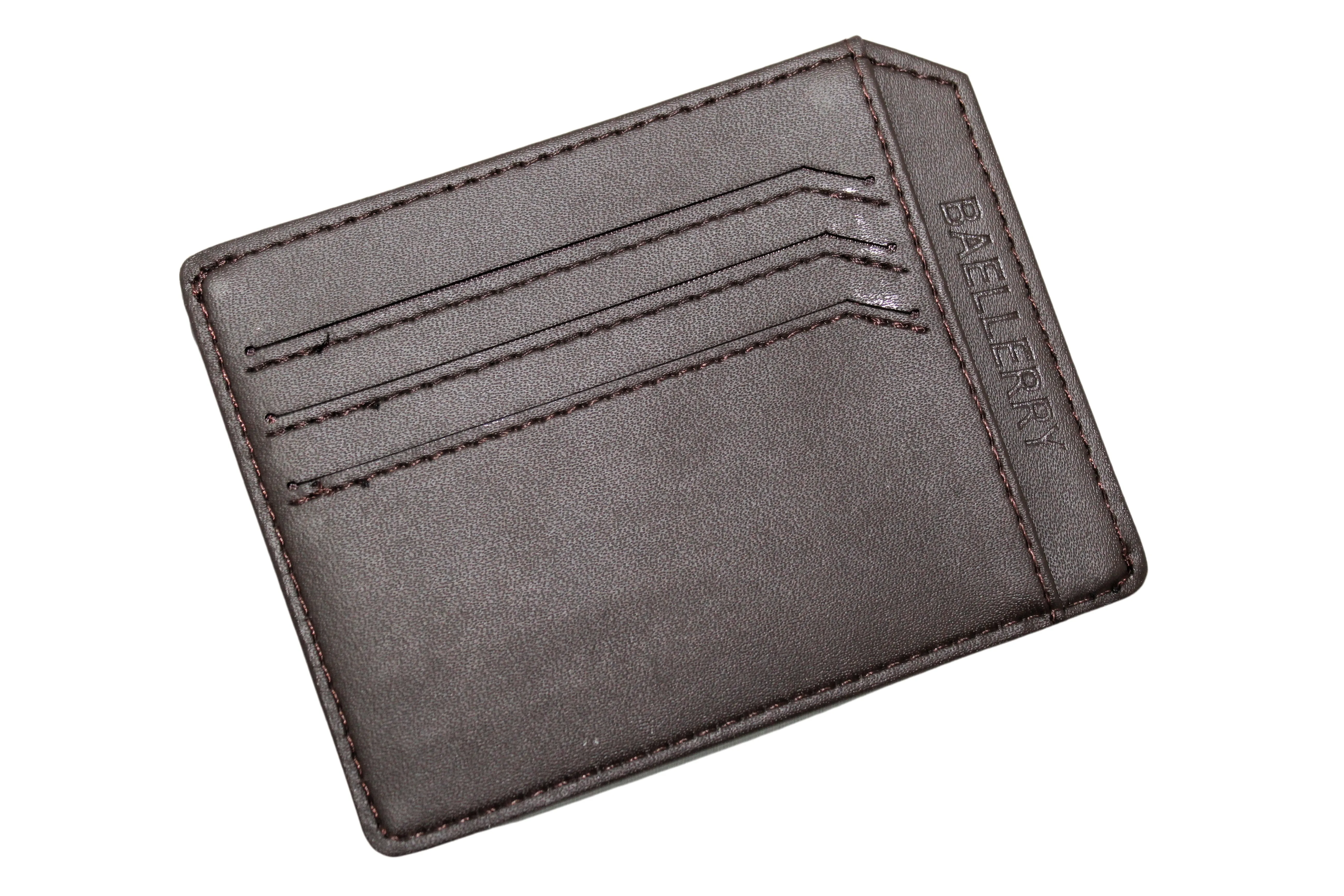Ultra Slim RFID Blocking Credit Card Holder - Black or Brown